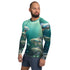 Men's School of Fish Athletic Fit Premium Rash Guard UPF 50+